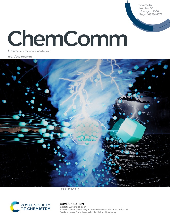 Front cover of Chemical Communications, Volume 62, Number 66